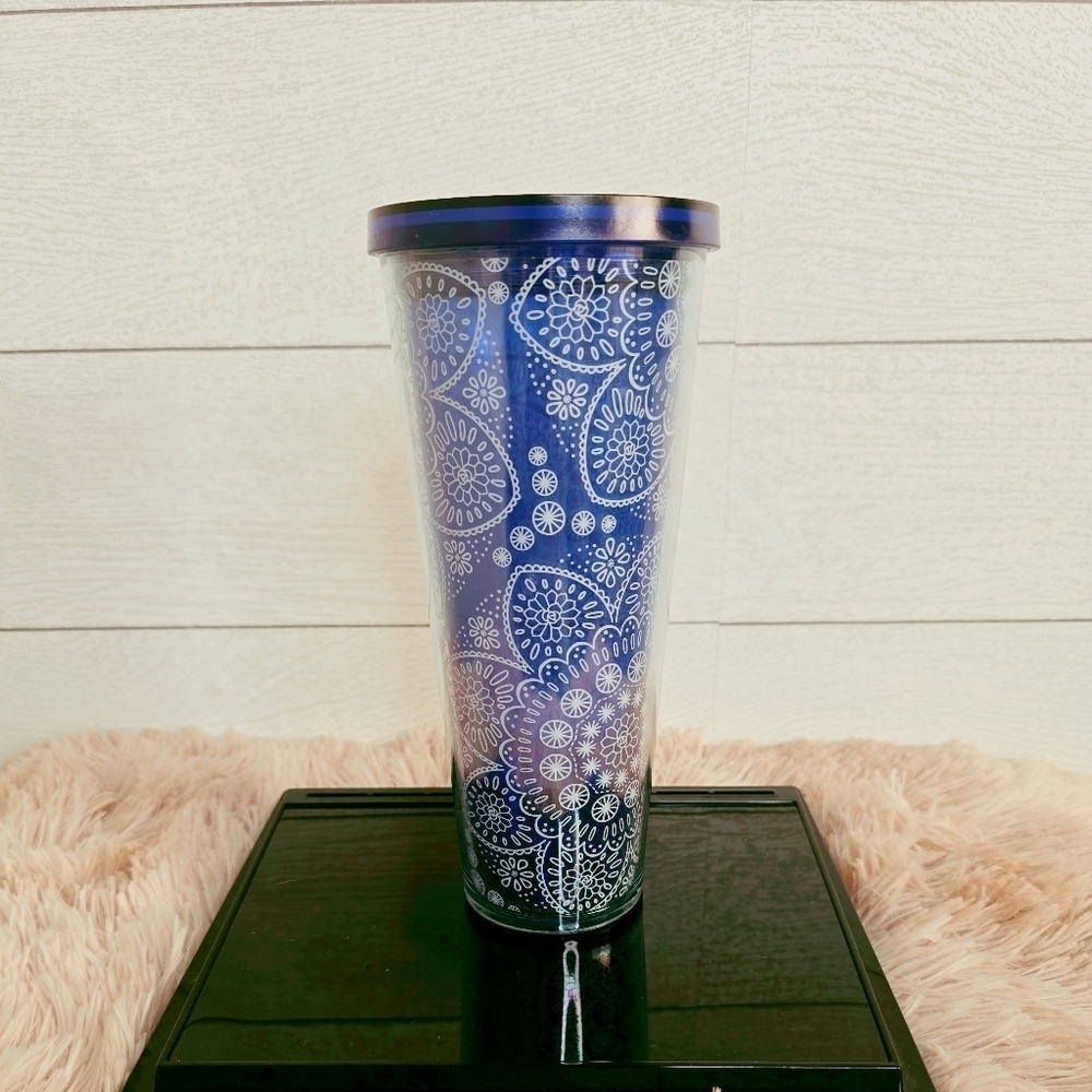 STARBUCKS | FLORAL PASLEYPATTERNED TUMBLER